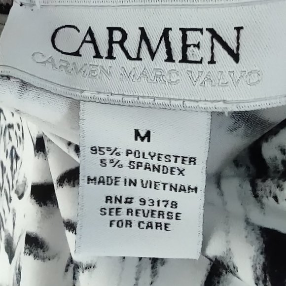 Carmen Marc Valvo Cut out Top Size M - Picture 6 of 7